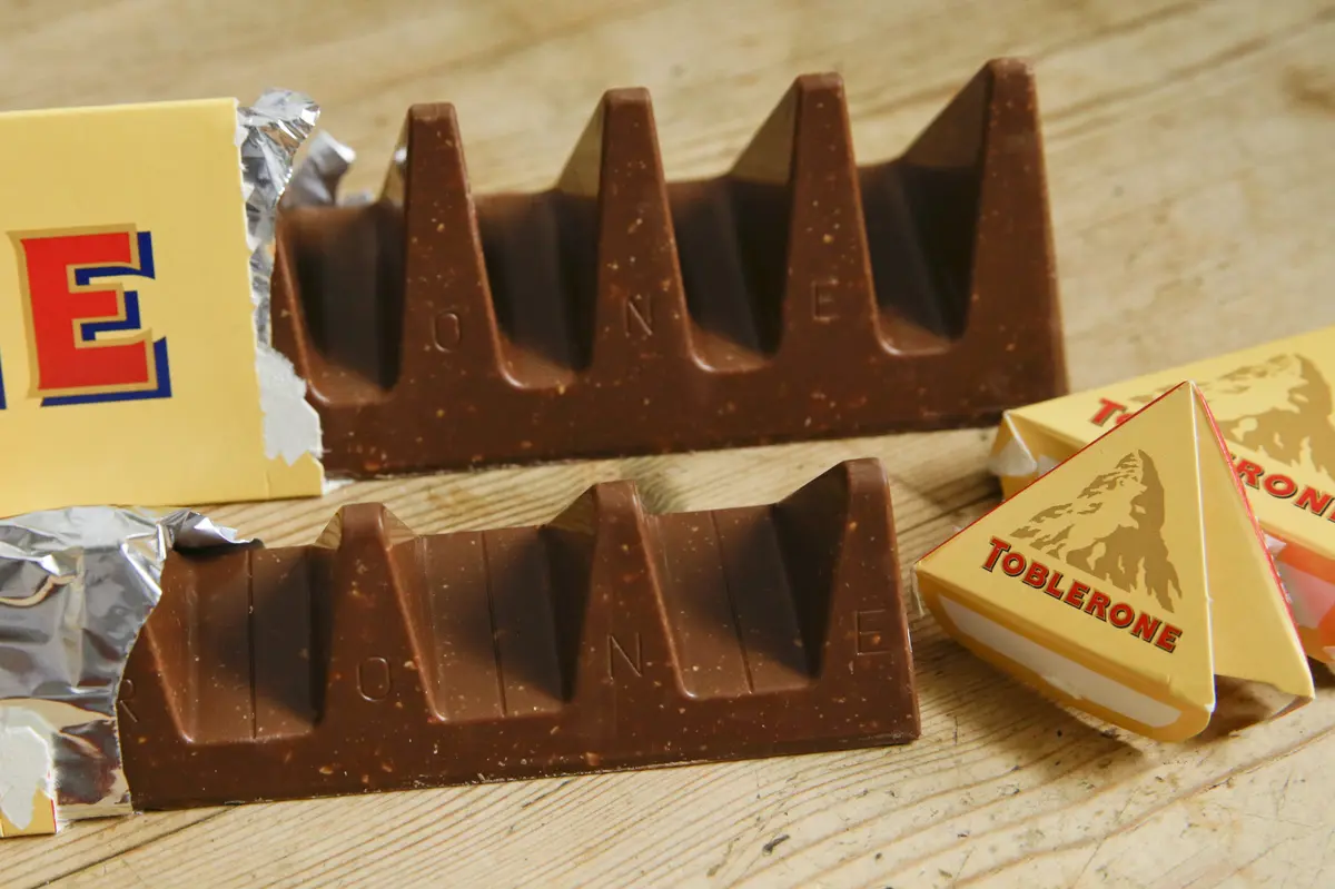 Výrobce Toblerone žene konkurenta k soudu kvůli tvaru veganské čokolády