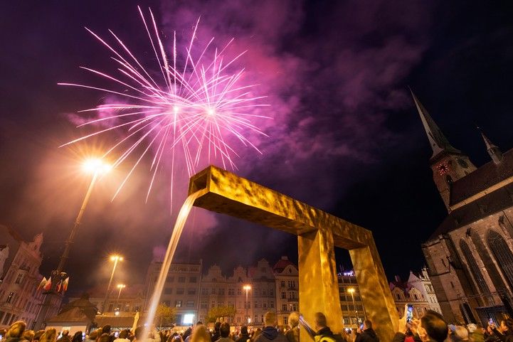 Plzeňanům vítr pokazí oslavy, ohňostroj nebude