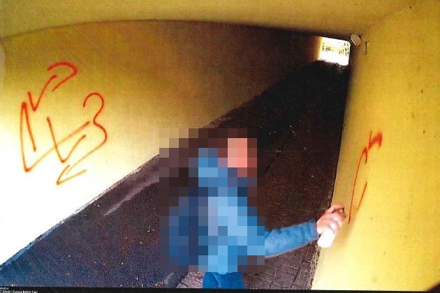 „Český vlk samotář“ se sprejem a fixem počmáral na Chomutovsku, co se dalo