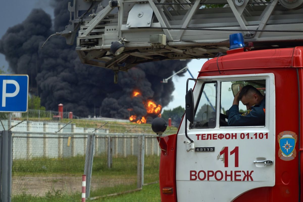 Ruskou Voroněží otřásly výbuchy, místní mluví o zásahu elektrárny