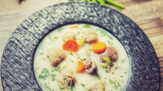 Recept na husí kaldoun, sváteční svatomartinskou polévku z drůbků