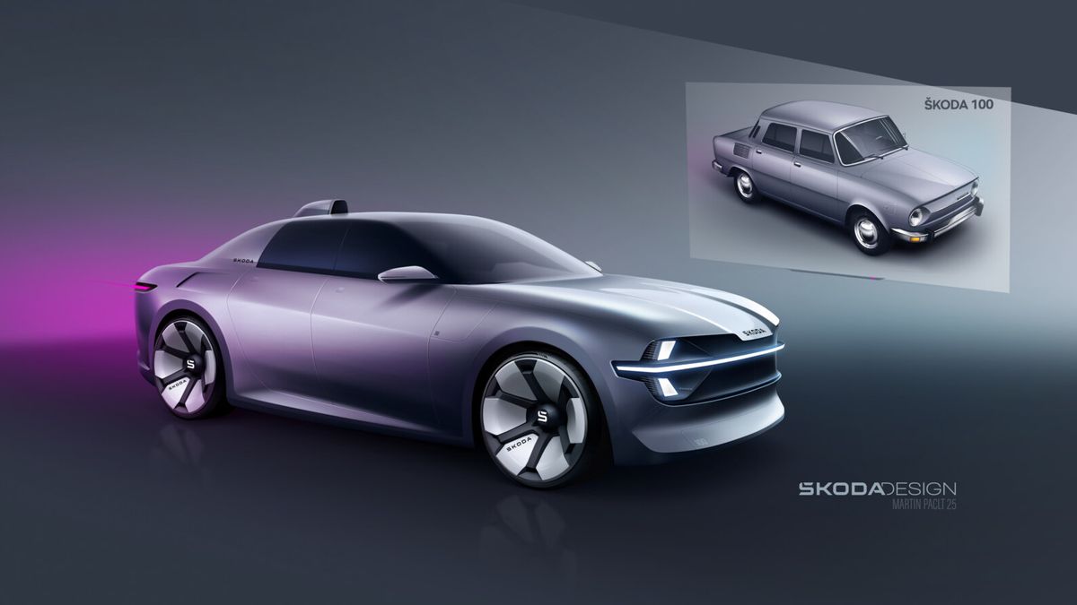 Nová Škoda 100 se vrací k designu původního modelu