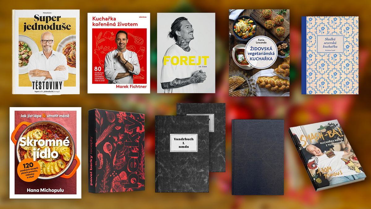 Co nadělit těm, kdo milují vaření? Vybrali jsme nejzajímavější kuchařky roku