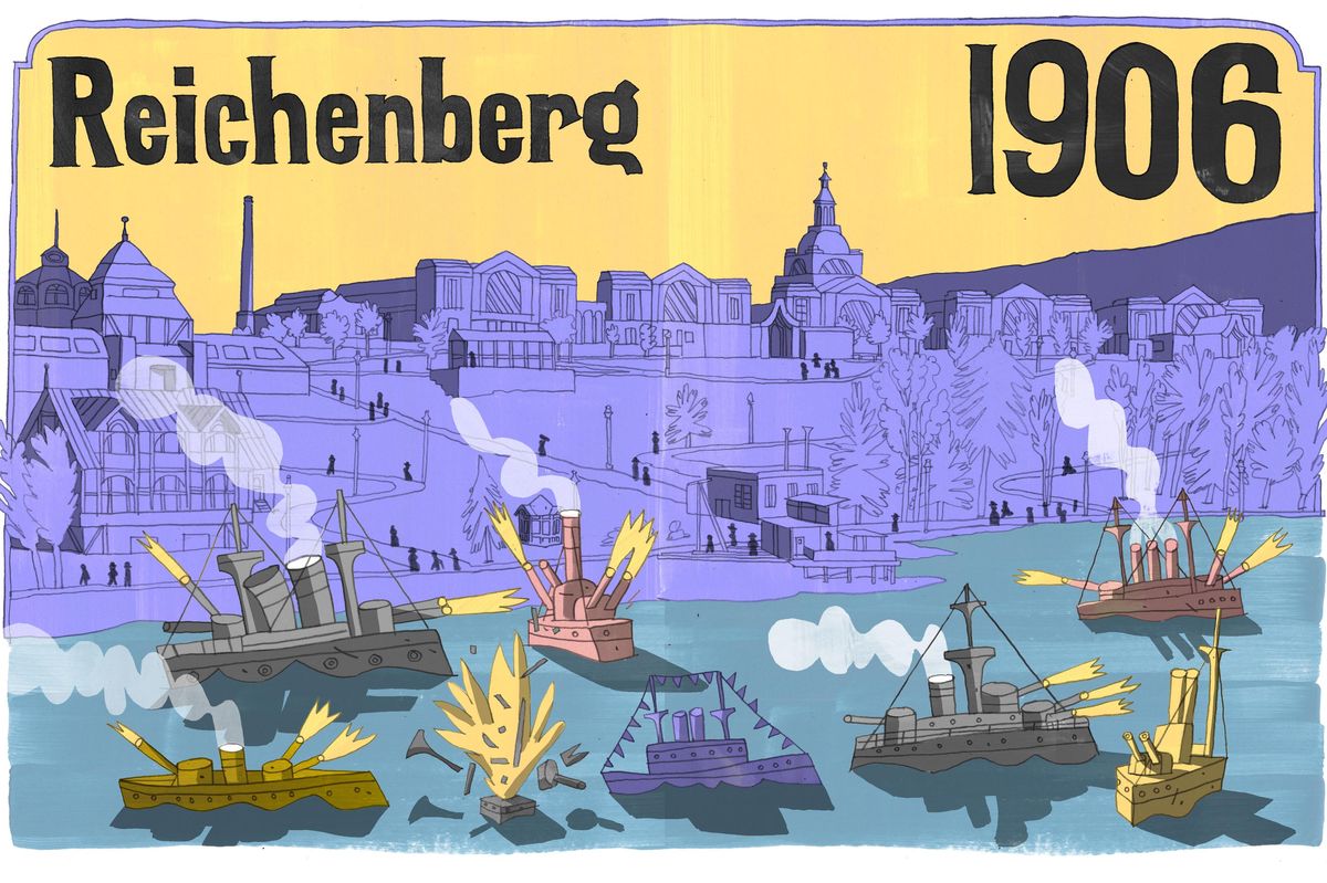 Dějinami libereckých lázní provází malé čtenáře poštovní holub