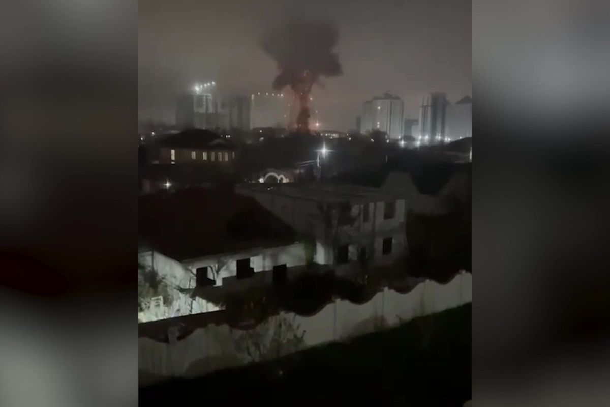 Drony překvapily ruskou obranu. Přiletěly z východu a zničily budovu tajné služby v Čečensku