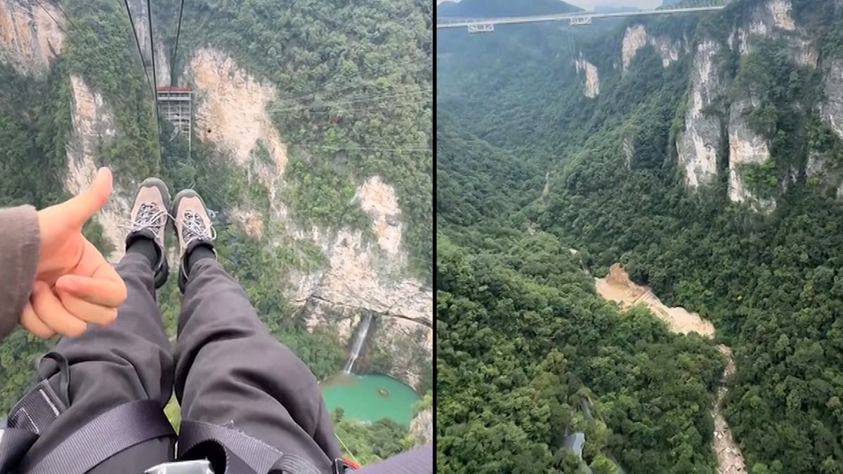 Stovky metrů vysoká i dlouhá zipline prověří odvahu turistů