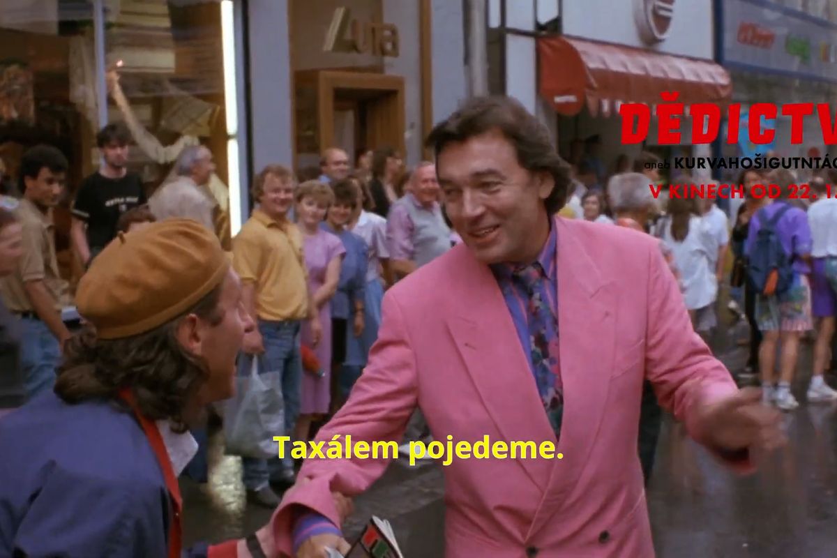 Břinknul jsem sebou pětkrát o zem, než byla Chytilová spokojená, vzpomíná Donutil na Dědictví