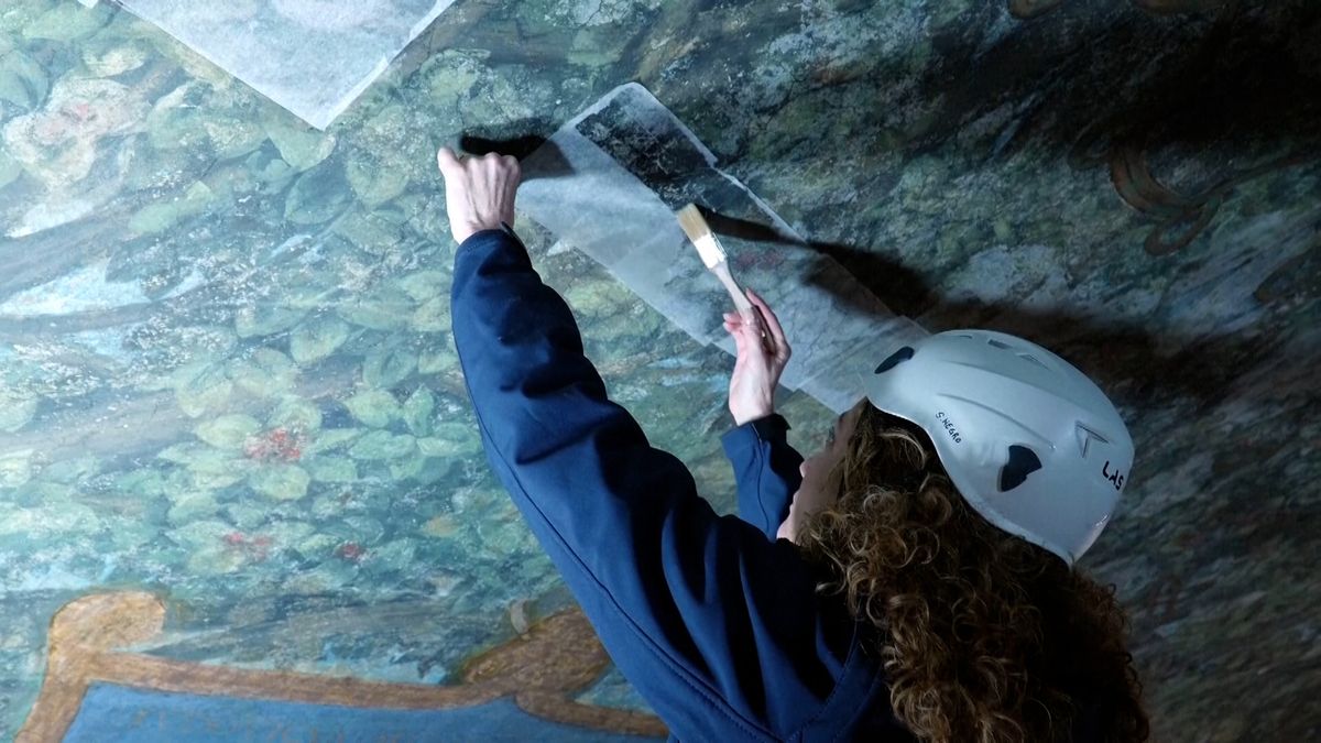 V Milánu restaurují da Vinciho unikátní malbu. Krátce bude k vidění během olympiády