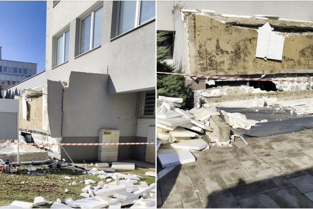 Jeden mrtvý po pádu části střechy na jihu Slovenska