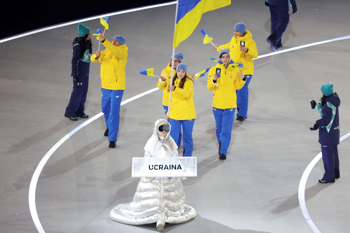 Nápis „Ukrajina“ na olympijském zahajovacím ceremoniálu nesla Ruska