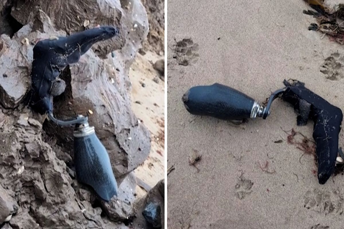 Žena ztratila na pláži protézu. Po měsících ji našli o 23 kilometrů dále i s ponožkou