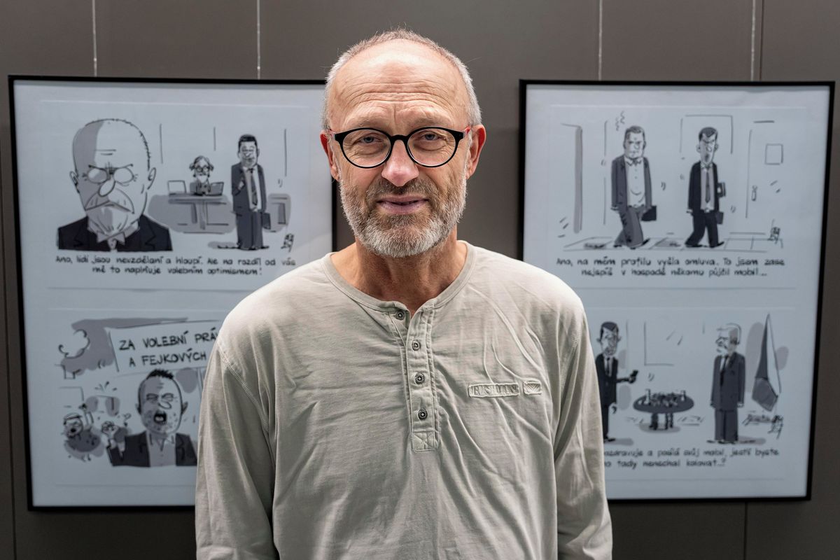 Miroslav Kemel se vrátil do své školy. Kresby vystavuje v Galerii fakulty stavební