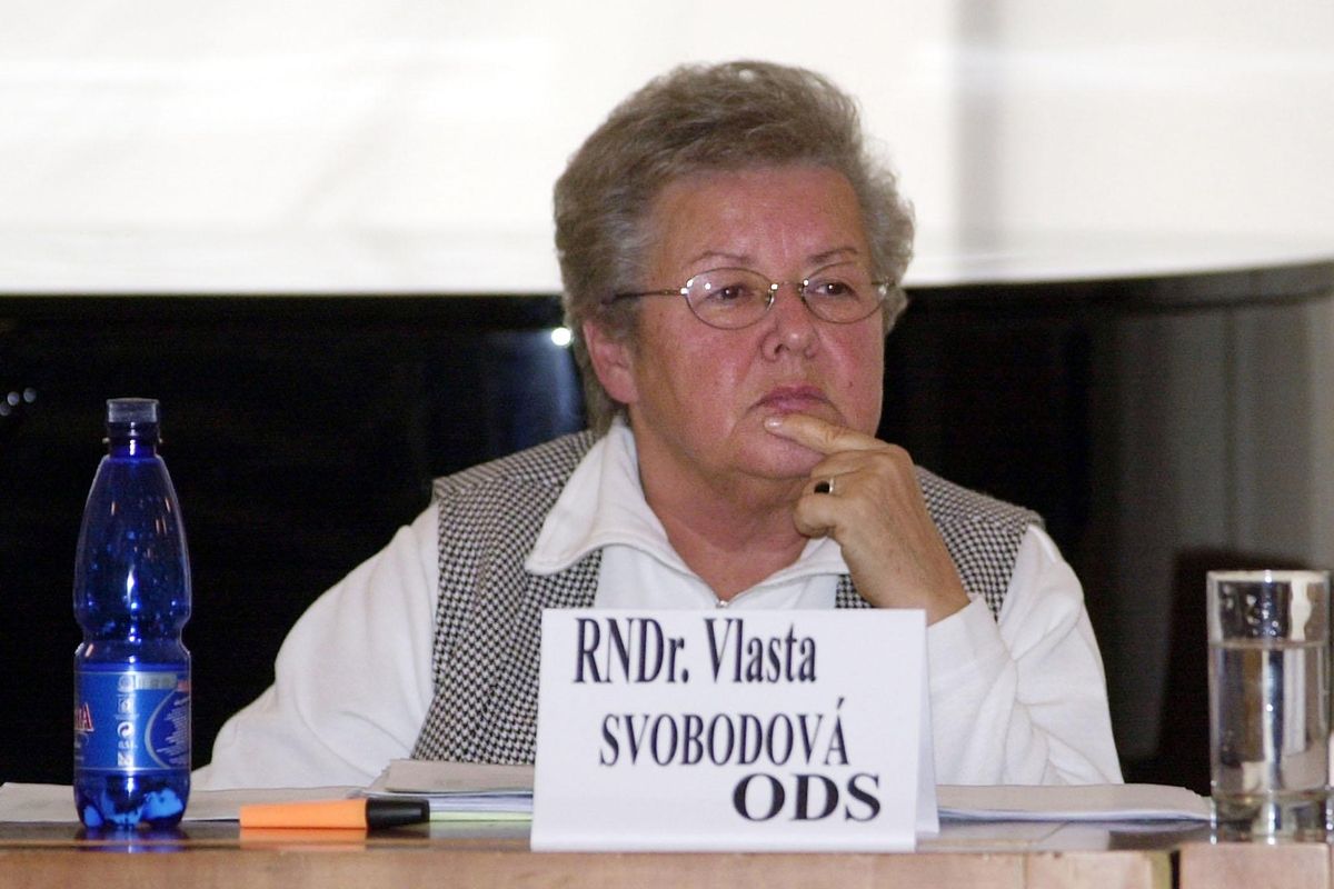 Zemřela bývalá senátorka Vlasta Svobodová