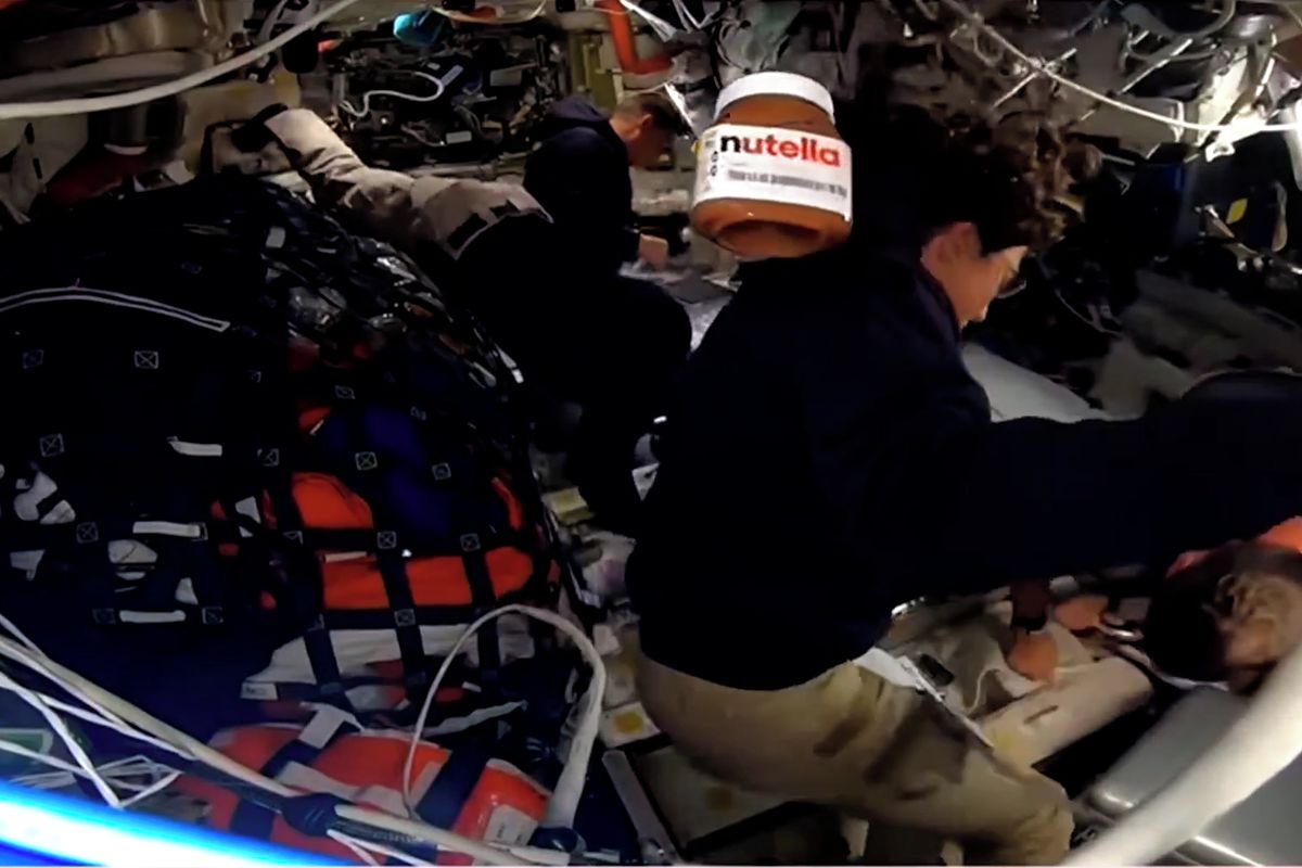 Nejlepší neplacená reklama v dějinách? Nutella se v přímém přenosu proletěla ve stavu beztíže