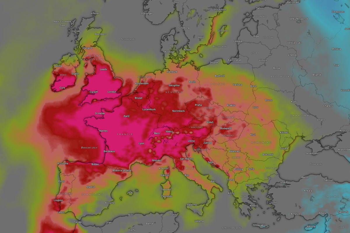 Teploty v Evropě jako uprostřed léta, v Londýně padl historický rekord
