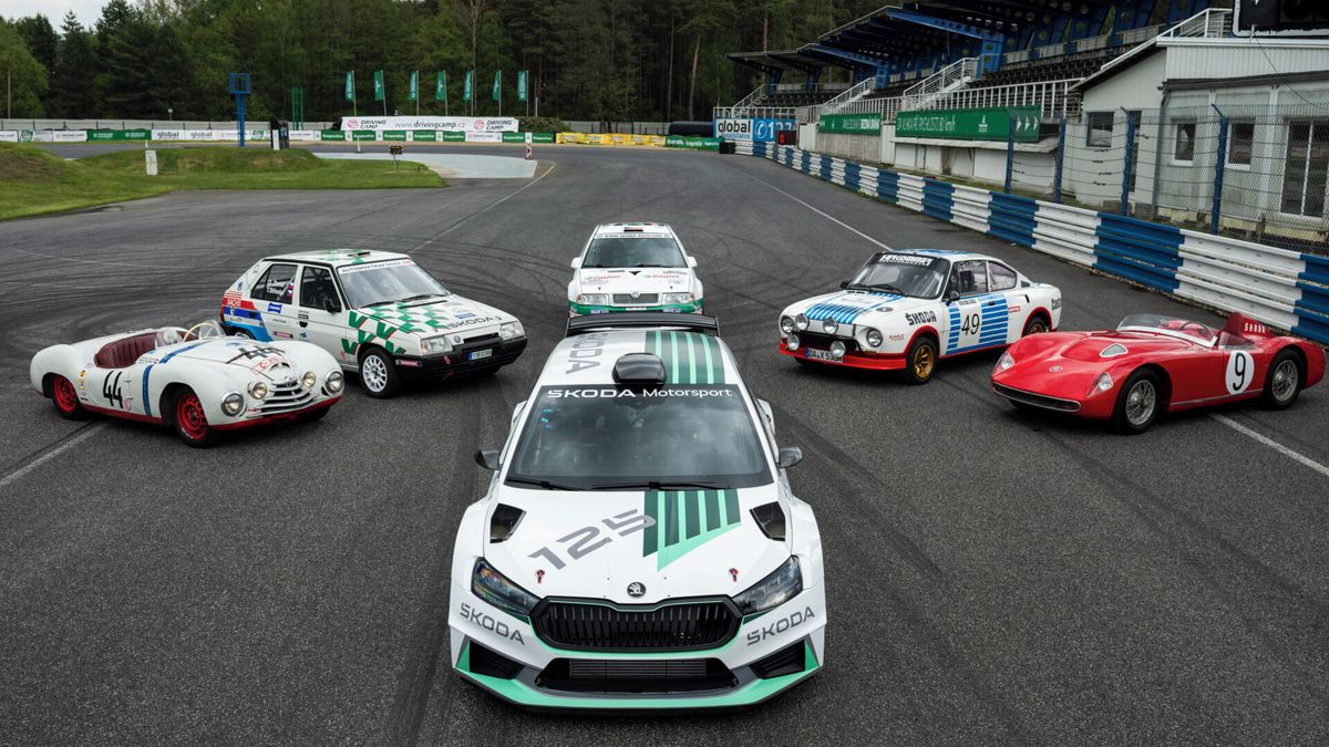 Škoda Motorsport slaví 125 let, na Sosnovou vyvezla úchvatné kousky