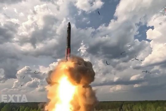 Rusko při cvičení odpálilo mezikontinentální balistickou raketu Jars