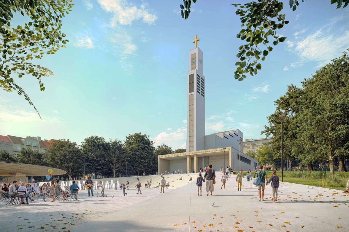 Praha 10 představila návrh revitalizace náměstí Svatopluka Čecha za 300 milionů