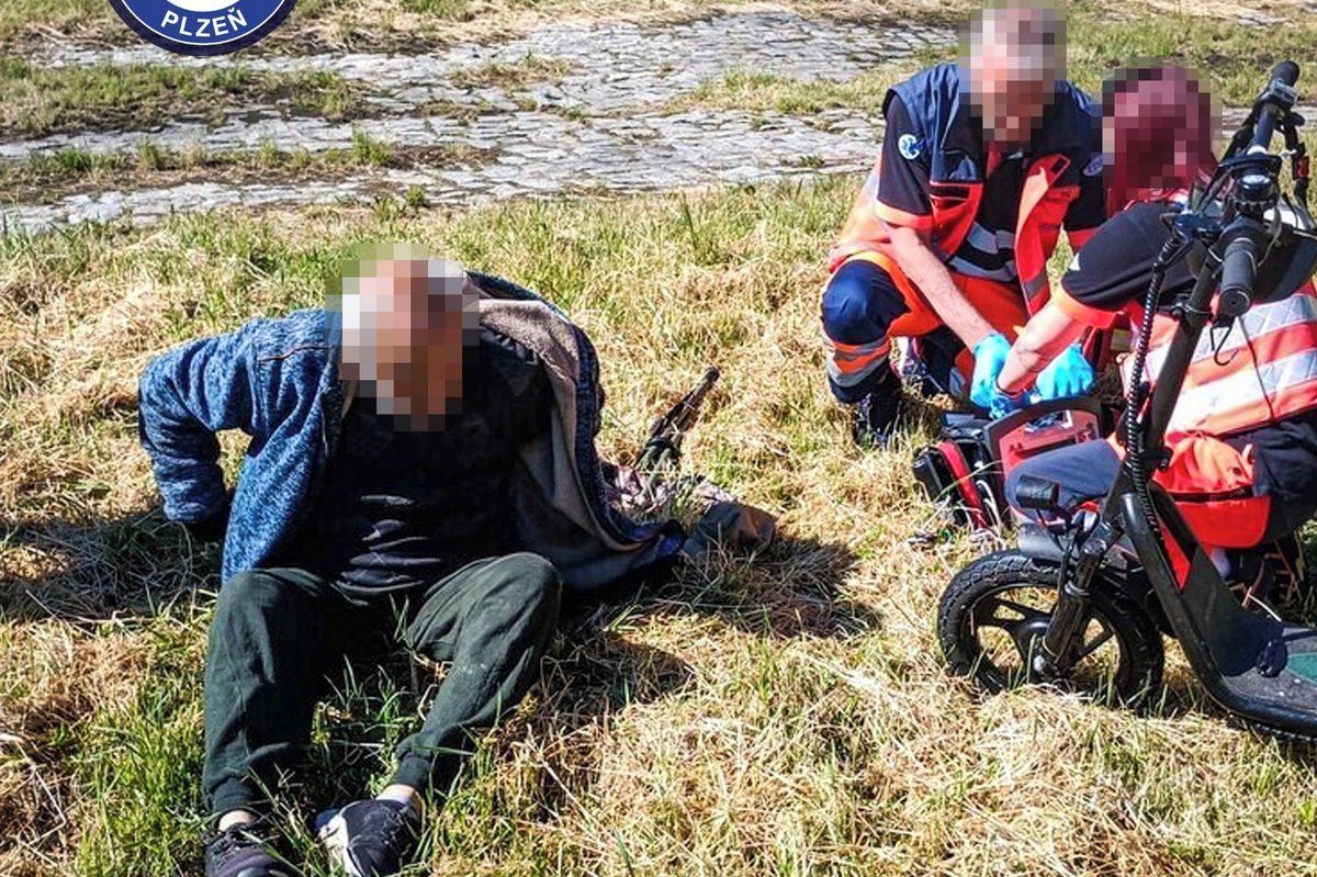 Rybář ležel bezvládně u Radbuzy, na pomoc čekal dvě hodiny