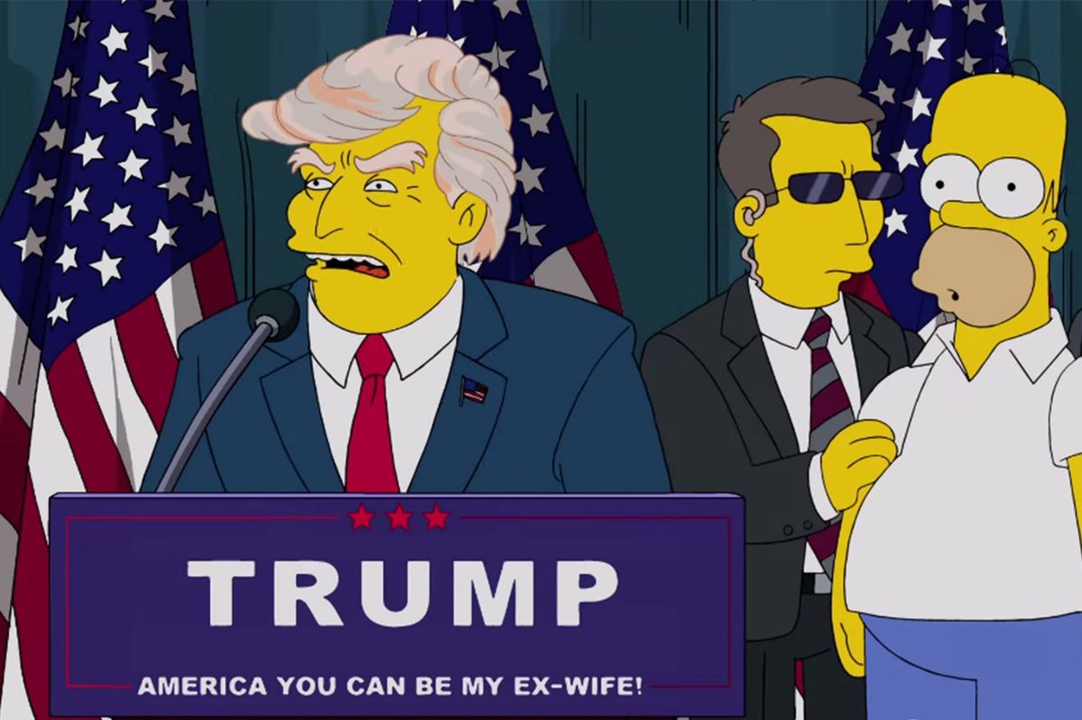 Muž, který v Simpsonových předpověděl Trumpa v Bílém domě, oznámil kandidaturu na prezidenta