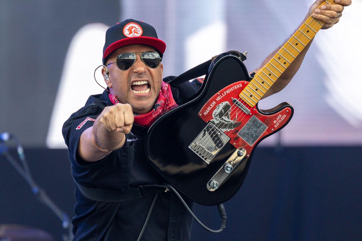 K politice se vyjádřil i na Rock for People. Necenzurujme sami sebe, naléhá americký kytarista Tom Morello