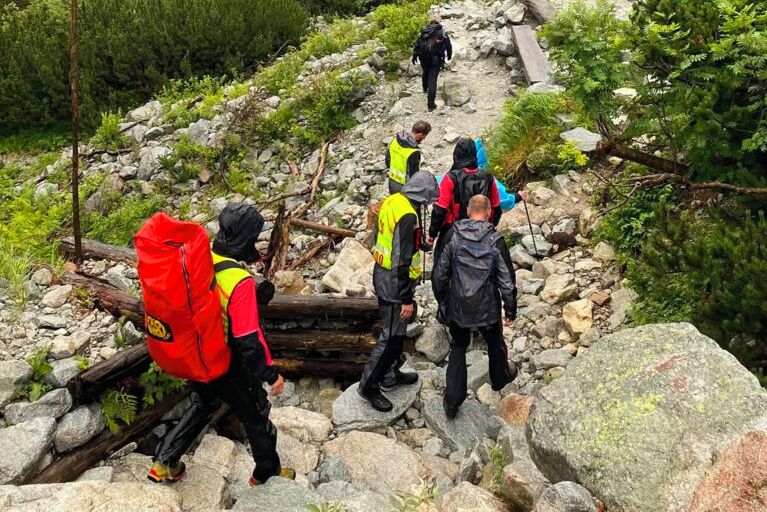 Česká turistka se zranila ve Vysokých Tatrách