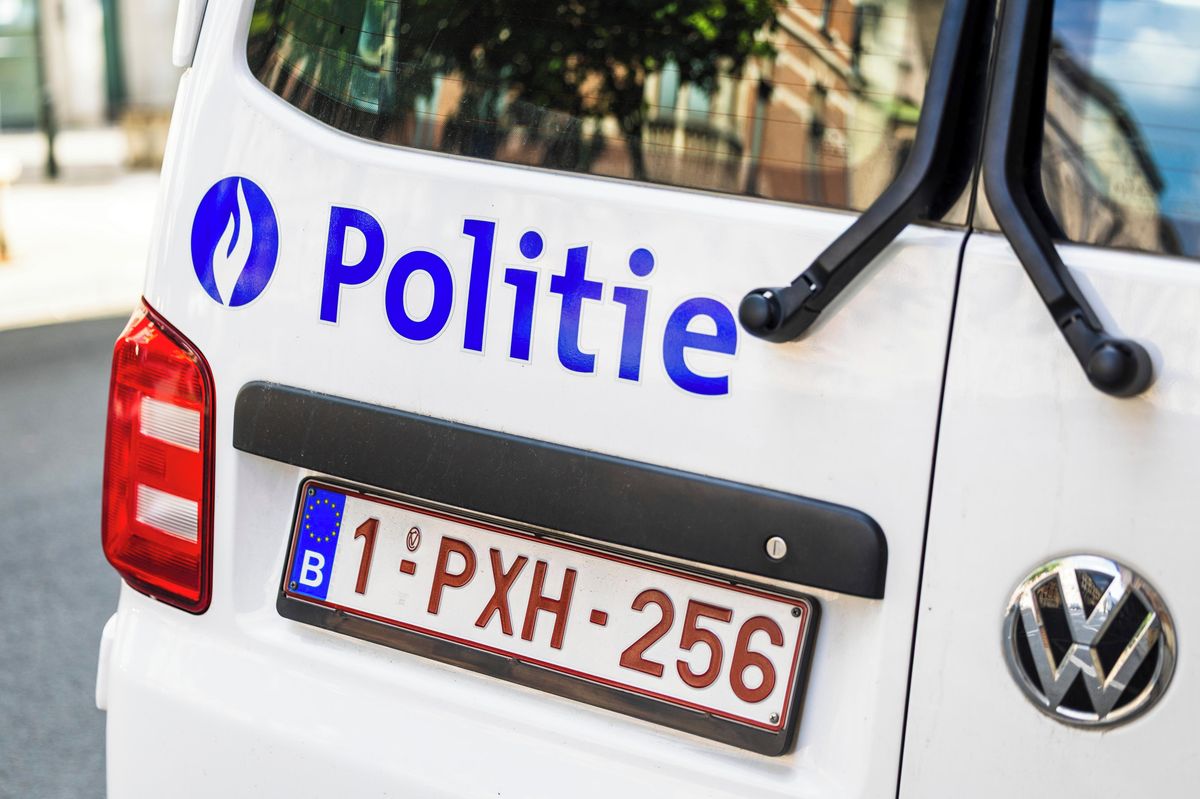 Jako opravdové. Atrapa policejního auta tlumí rychlost na belgické dálnici