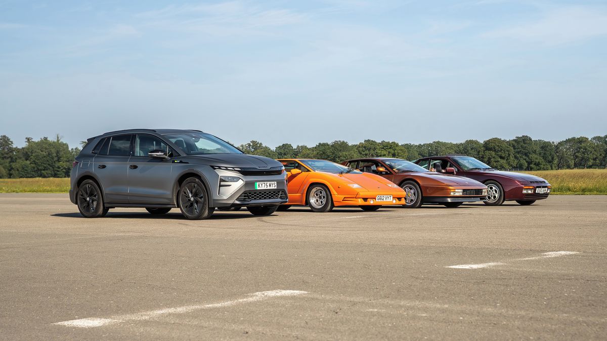 Škoda vyzvala na souboj ikony osmdesátek, pohořelo lamborghini i ferrari