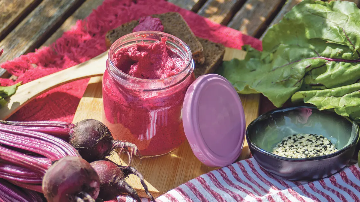 Recept na jemnou pomazánku z červené řepy