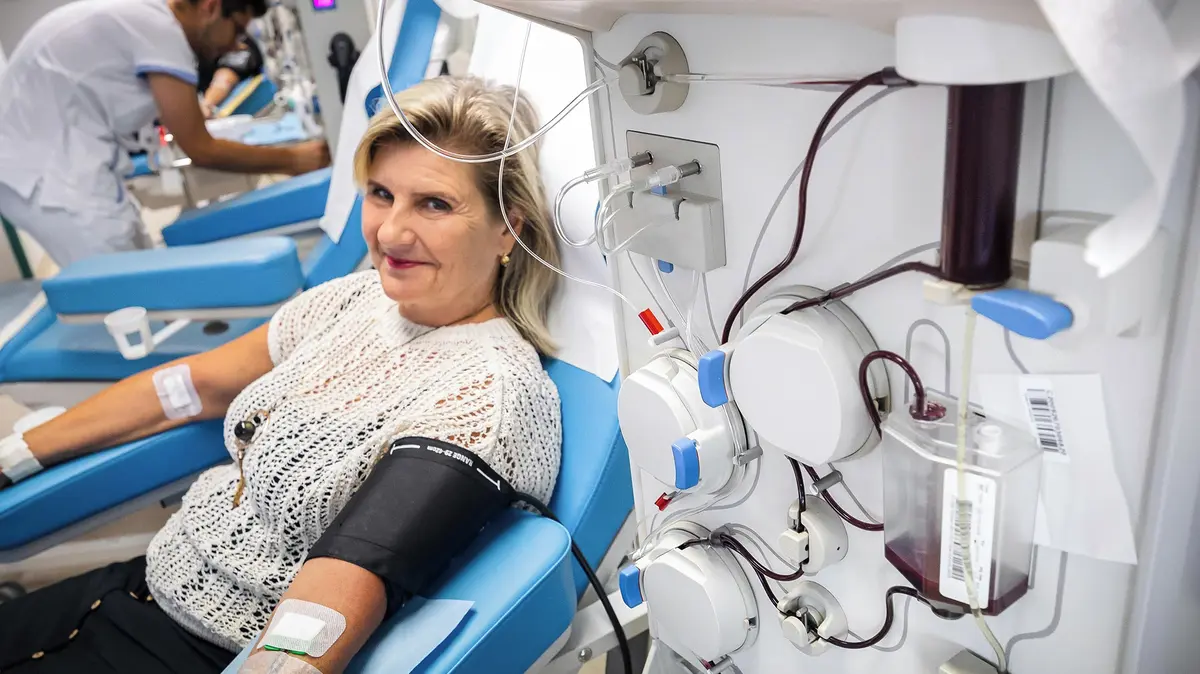 Šla darovat krev a našla manžela. Od té doby absolvovala už 250 odběrů