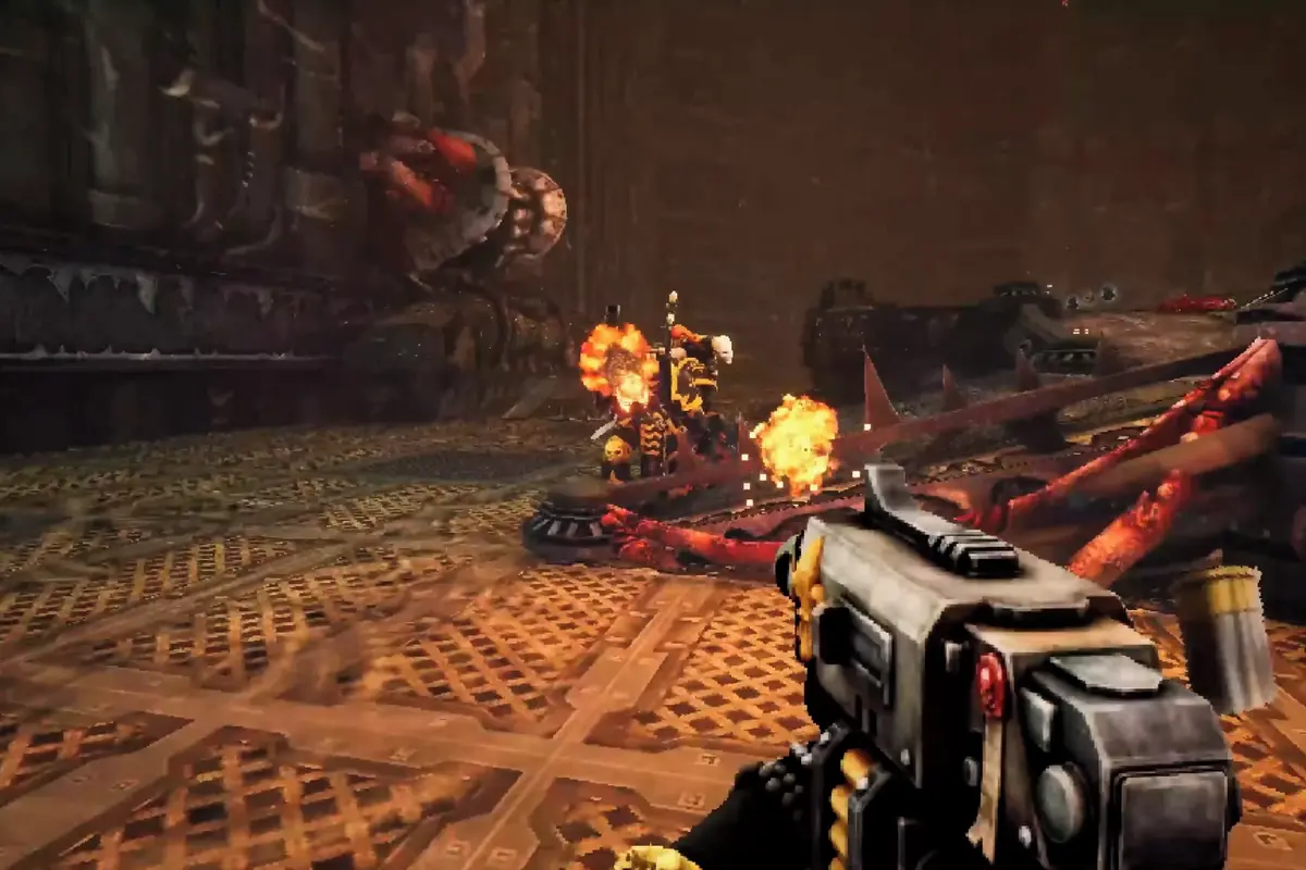 Warhammer 40 000: Boltgun připomíná pixelového Dooma. Nabídne dva hrdiny a ještě více akce