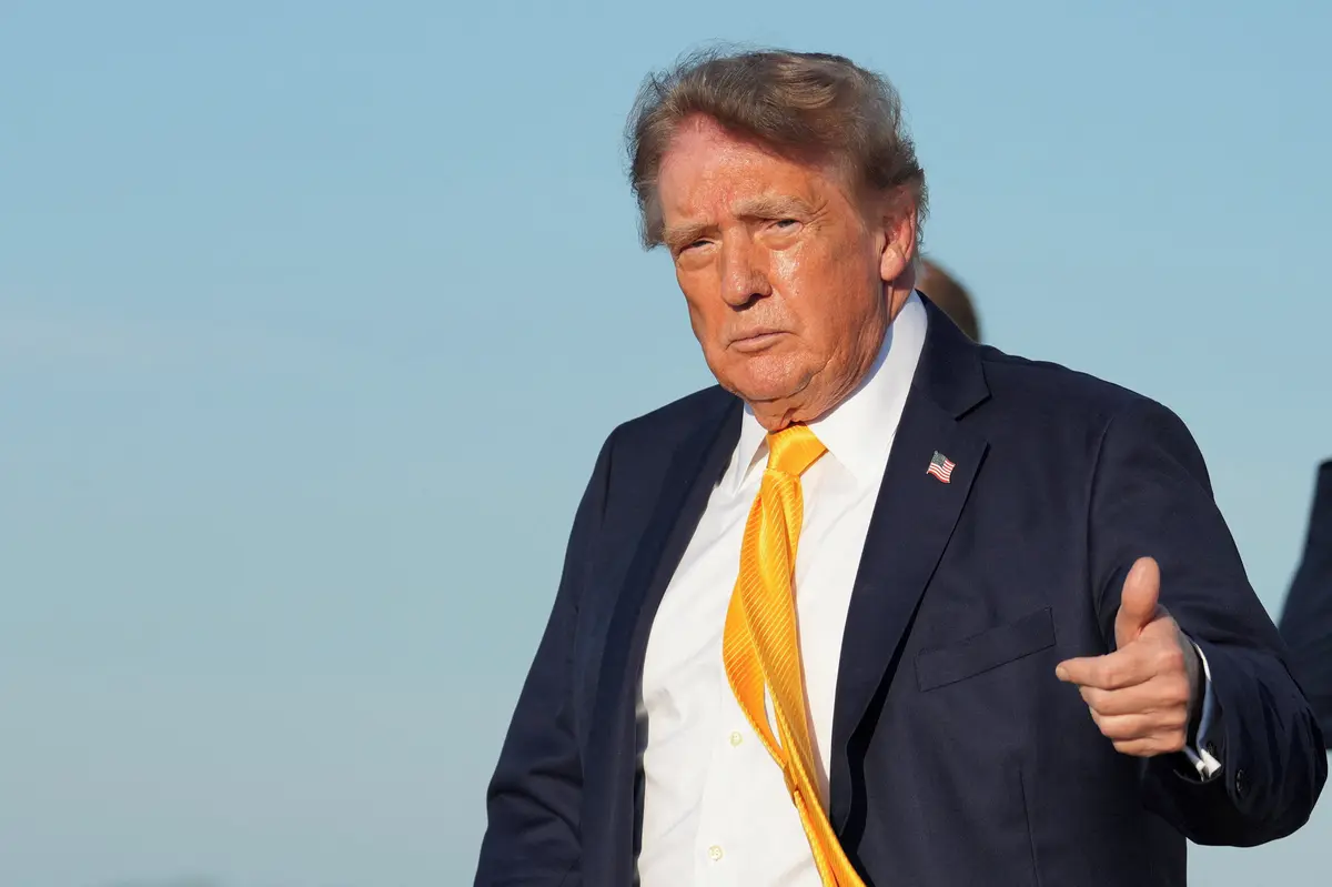 Trump překvapil nevšední barvou vlasů