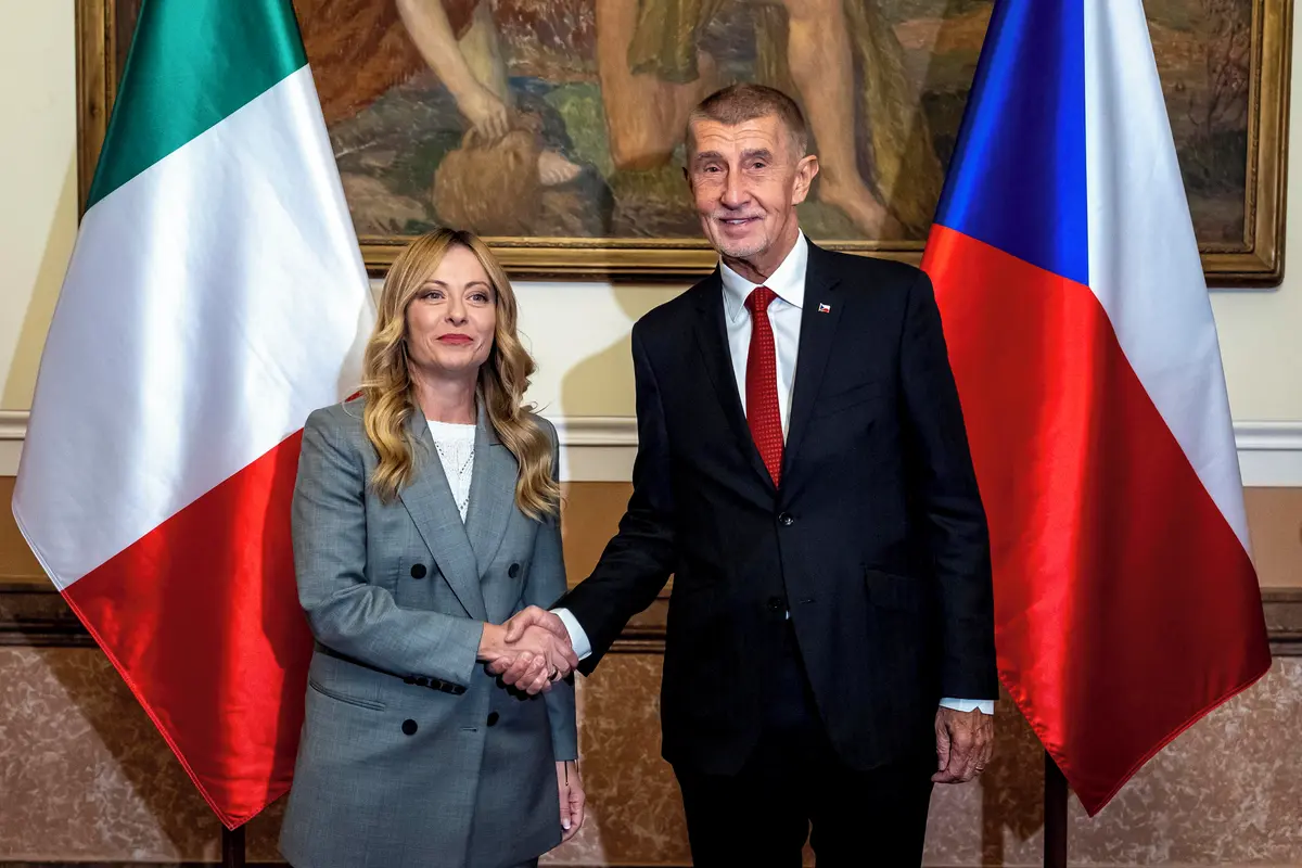 Meloniová chce s Babišem spolupracovat na reformě povolenek a na rozpočtu EU