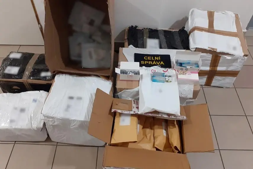 Celníci zadrželi na Zlínsku stovky balíků s léky a anaboliky