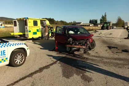 Pět zraněných po nehodě na Českokrumlovsku