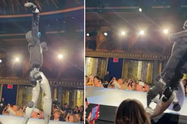 Nechtěný zážitek. Humanoid na fashion weeku spadl mezi diváky