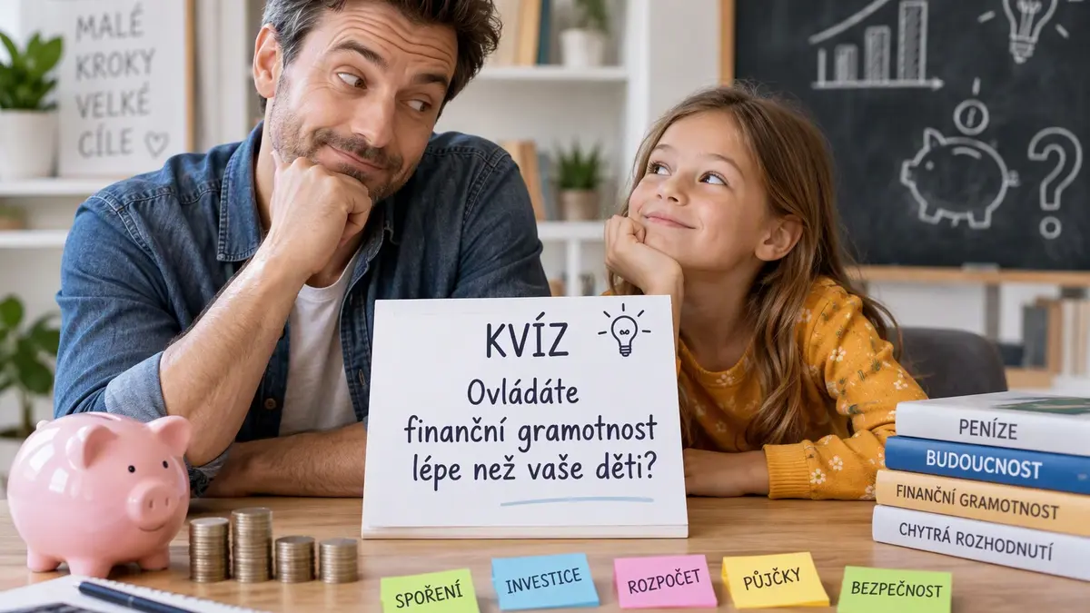 KVÍZ: Ovládáte finanční gramotnost lépe než vaše děti?