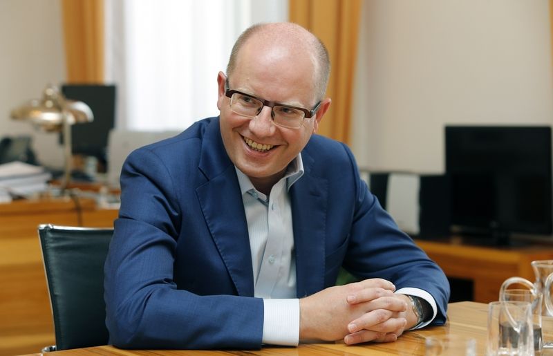 Premiér Bohuslav Sobotka poskytl ve čtvrtek 30. července 2015 rozhovor deníku Právo