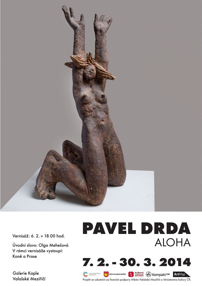 Plakát výstavy Pavla Drdy v galerii Kaple