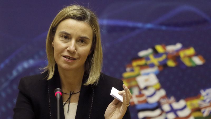 Šéfka zahraniční služby EU Federica Mogheriniová