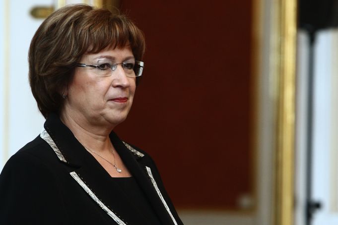 Ministryně práce a sociálních věcí Ludmila Müllerová (TOP 09)