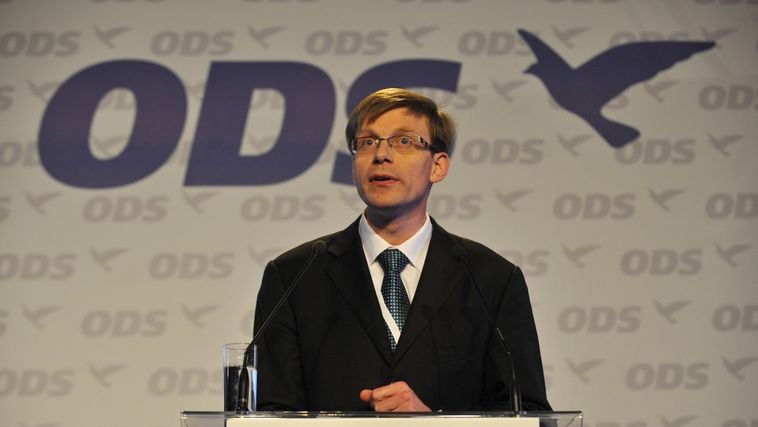 Místopředseda ODS Martin Kupka na stranickém kongresu v Olomouci