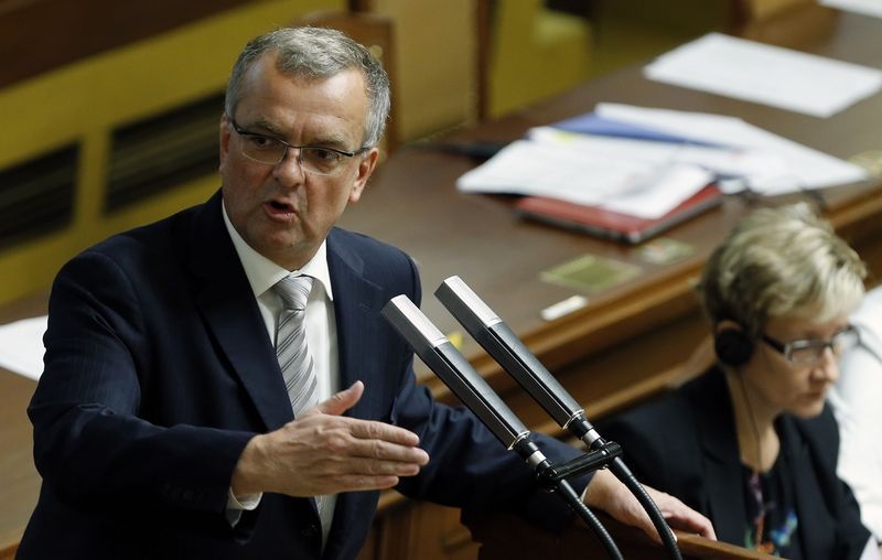 Miroslav Kalousek na úterní schůzi Sněmovny