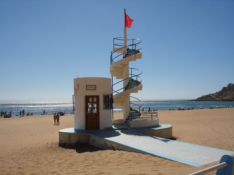 Městská pláž v marockém Safi je jednou z 20 blue flag pláží Maroka. 