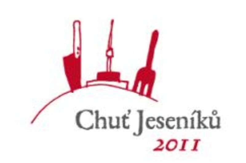 Logo festivalu Chuť Jeseníků, který spojil města a obce napříč Jeseníky