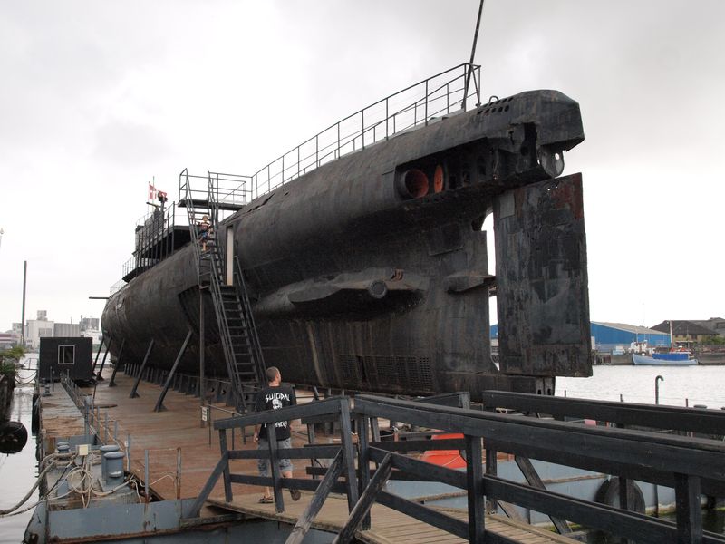 Ruská ponorka U-359 byla postavena v roce 1953, dnes je vystavena v dánském městě Nakskov a je otevřena jako muzeum.
