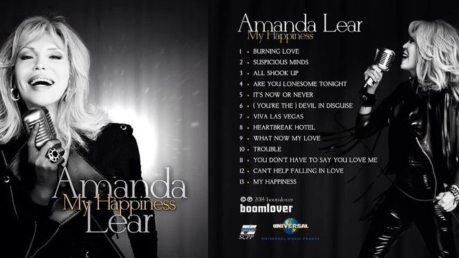 Avizovaný přebal nového alba zpěvačky Amandy Lear.