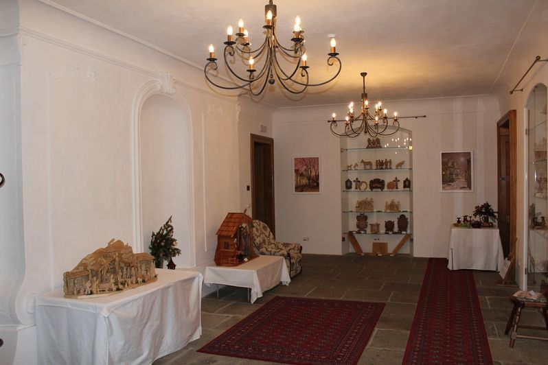Vánoční výstava na zámku v Hrádku u Sušice