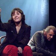 Bára Hrzánová (Helena Součková) a Rostislav Novák (Pepa Nus), představení Darda (premiéra 2012)