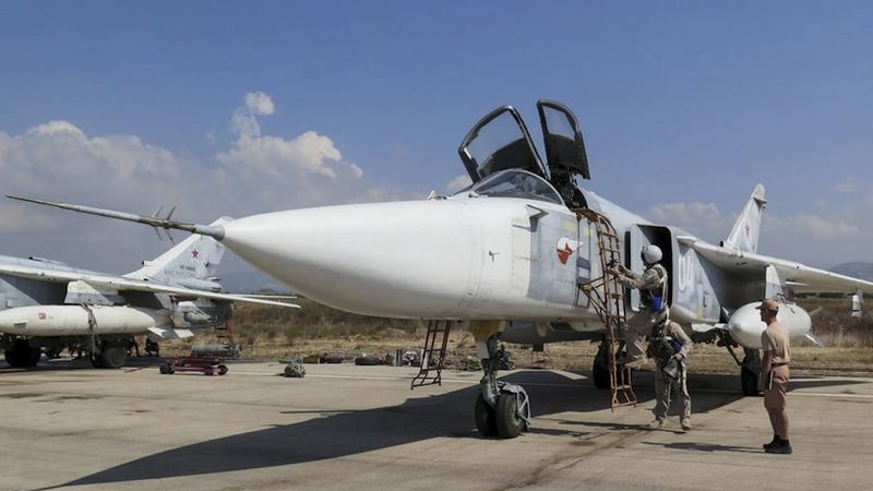 Ruské Suchoje Su-24 v Sýrii